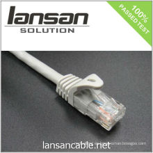 Cable de 4PR 24AWG RJ45 UTP CAT5e / cable del remiendo / cable de remiendo / cable de Ethernet, 100Mhz / PVC / LSOH